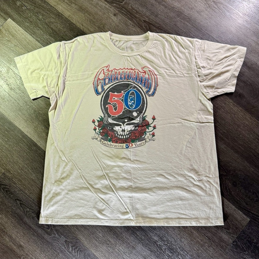 GRATEFUL DEAD - Celebrating 50 Years XL T SHIRT
